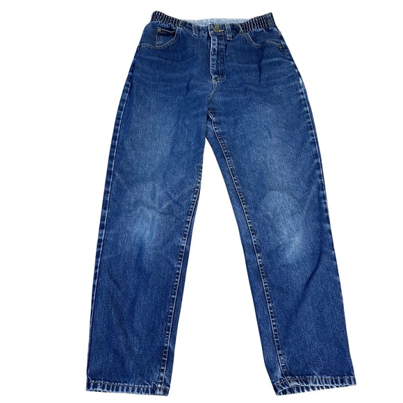 L.L. Bean Other - LL Bean Double L Comfort Waist Jeans Medium Wash Straight Leg Blue Mens 28x26.5